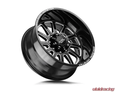 Off-Road Monster M17 Series Gloss Black w/ CNC Machined Accents Wheel 22x12 6x139.7 -44mm - M17212639N44GBML