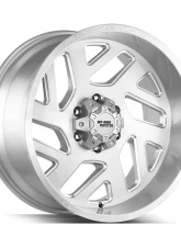 Off-Road Monster M19 Series Brushed Silver Milled Wheel 20x10 6x139.7 -19mm                                     - M190639N19BSML - Image 2