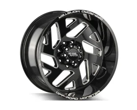 Off-Road Monster M19 Series Gloss Black w/ CNC Machined Accents Wheel 20x10 5x127 | 5x5 -19mm