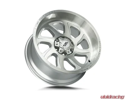 Off-Road Monster M22 Series Brushed Face Silver Wheel 20x10 8x165.1 -19mm - M220865N19BFS