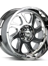 Off-Road Monster M22 Series Chrome Wheel 22x12 5x127 | 5x5 -44mm                                     - M22212527N44 - Image 2