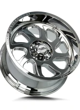 Off-Road Monster M22 Series Chrome Wheel 20x10 5x139.7 -19mm                                     - M220539N19 - Image 2