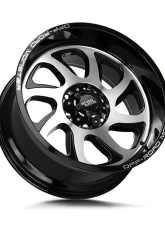 Off-Road Monster M22 Series Gloss Black Machined Face Wheel 20x10 6x139.7 -19mm                                     - M220639N19GBM - Image 2