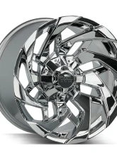Off-Road Monster M24 Series Chrome Wheel 20x10 8x165.1/8x170 -19mm                                     - M240867N19 - Image 2
