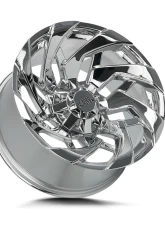 Off-Road Monster M24 Series Chrome Wheel 20x10 8x165.1/8x170 -19mm                                     - M240867N19 - Image 2