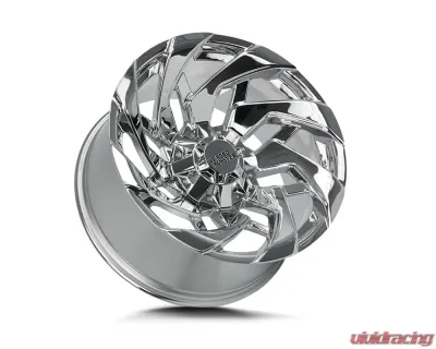 Off-Road Monster M24 Series Chrome Wheel 20x10 8x165.1/8x170 -19mm - M240867N19