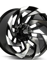 Off-Road Monster M24 Series Gloss Black Machined Face Wheel 20x10 8x165.1/8x170 -19mm                                     - M240867N19GBM - Image 2