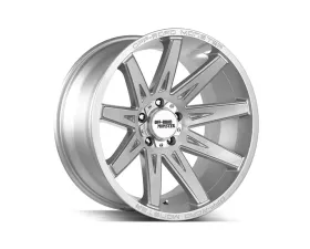 Off-Road Monster M25 Series Brushed Face Silver Wheel 20x10 5x127 | 5x5 -19mm