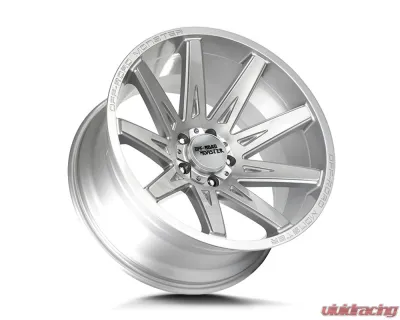 Off-Road Monster M25 Series Brushed Face Silver Wheel 20x10 5x127 | 5x5 -19mm - M250527N19BFS