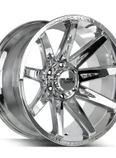 Off-Road Monster M25 Series Chrome Wheel 22x12 6x135 -44mm                                     - M25212635N44C - Image 2