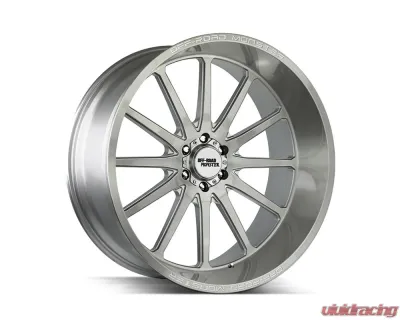 Off-Road Monster M26 Series Brushed Face Silver Wheel 26x12 6x139.7 -44mm - M26612639N44BFS