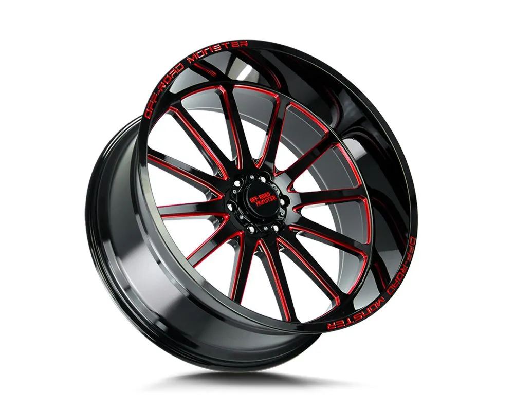 M26 Series Gloss Black Wheel 26x12 6x139.7 -44mm