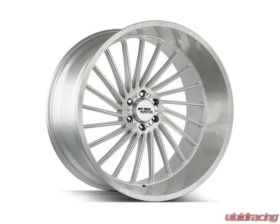Off-Road Monster M27 Series Brushed Face Silver Wheel 26x12 6x139.7 -44mm - M27612639N44BFS