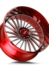 Off-Road Monster M27 Series Candy Red w/ Milled Spokes Wheel 26x12 -44mm                                     - M27612000N44RML - Image 2