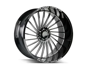 Off-Road Monster M27 Series Gloss Black w/ CNC Machined Accents Wheel 26x12 6x135 -44mm