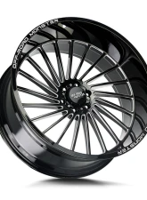 Off-Road Monster M27 Series Gloss Black w/ CNC Machined Accents Wheel 26x12 6x135 -44mm                                     - M27612635N44GBML - Image 2