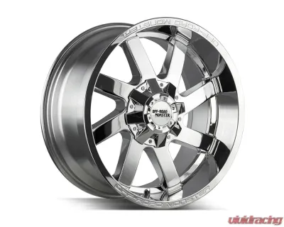 Off-Road Monster M80 Series Chrome Wheel 22x12 6x139.7 -44mm - M80212639N44