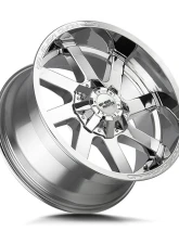 Off-Road Monster M80 Series Chrome Wheel 22x12 6x139.7 -44mm                                     - M80212639N44 - Image 2
