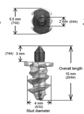 iGrip Box of 200 1/4inch 6mm Shoulder Screw Studs                                     - SS-06200R - Image 3