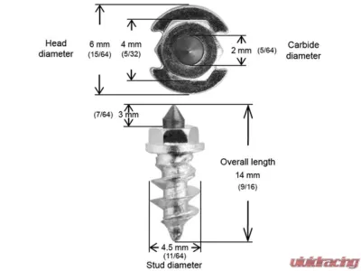 iGrip Box of 150 7/16inch 11mm Shoulder Studs - SS-11150R