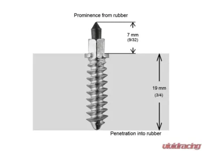 iGrip Box of 100 1 1/8inch-28mm Shoulder Studs - SS-28100R