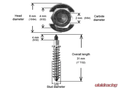 iGrip Box of 150 1 1/4inch 32mm Shoulder Studs - SS-32150R