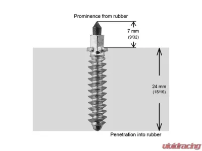 iGrip Box of 150 1 1/4inch 32mm Shoulder Studs - SS-32150R