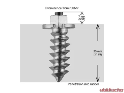 iGrip Box of 1000 1 9/16inch 40mm Shoulder Studs - SS-401000