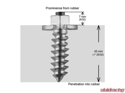 iGrip Box of 1000 2inch 50mm Shoulder Studs - SS-501000