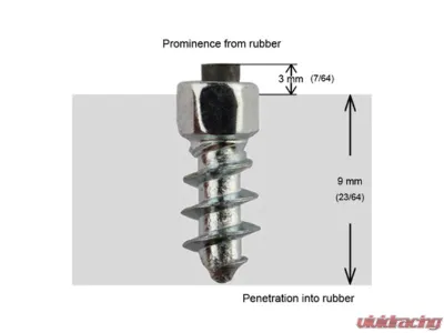 iGrip Box of 100 11mm Standard Screw Studs - ST-11100