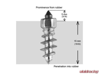 iGrip Box of 1000 18mm Standard Screw Studs - ST-181000R