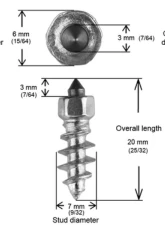 iGrip Box of 1000 18mm Standard Screw Studs                                     - ST-181000R - Image 5