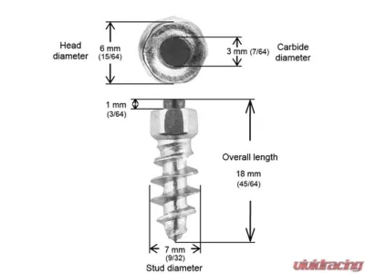 iGrip Box of 150 18mm Standard Screw Studs - ST-18150
