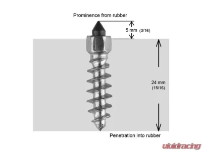iGrip Box of 1000 25mm Standard Screw Studs - ST-251000R