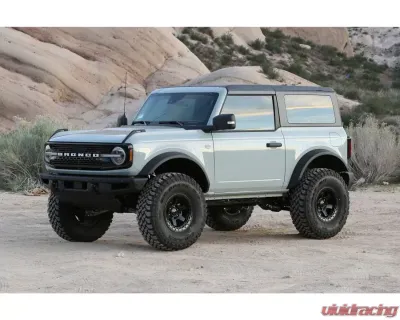 Fabtech 4" UCA Kit w/ Front Dirt Logic 2.5 Resi Coilovers & Rear Dirt Logic Resi Coilovers Non Bilstein Model Only Ford Bronco 2-Door 4WD 2021-2023 - K2390DL