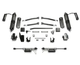 Fabtech 3'' Trail Lift Kit 2.5 Resi Front Dirt Logic Coilovers & 2.25 Resi Rear Dirt Logic Shocks Jeep Gladiator 4WD Gas 2020-2023