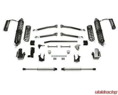 Fabtech 3'' Trail Lift Kit 2.5 Resi Front Dirt Logic Coilovers & 2.25 Resi Rear Dirt Logic Shocks Jeep JL 4WD Gas 4-Door 2018-2020 K4225DL - K4225DL