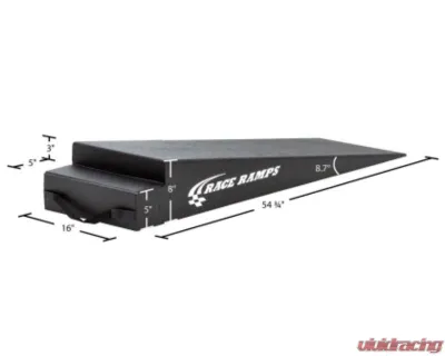 Race Ramps 8in. Trailer Ramps - 8.7 Degree Approach Angle - RR-TR-8