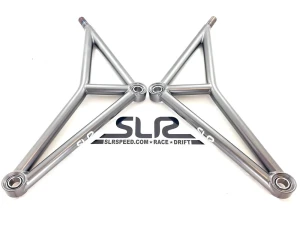 SLR Speed Race Kit Control Arms Circuit Use Non-Adjustable Delrin Insert Grey BMW E46 ex. M3 | Z4 ex. M 1982-2006 - C.00.E46.0055 - Image 4