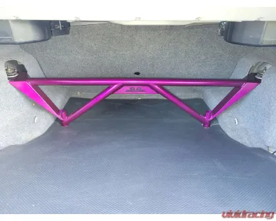 SLR Speed Rear Floor Subframe to Shock Tower Brace Sedan and Wagon Purple BMW E36 - C.00.E36.0039