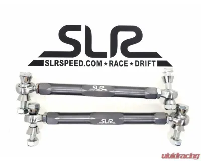 SLR Speed Solid Strut Mounted Adjustable Sway Links Pair Grey BMW E46 M3 - C.00.E46.0039