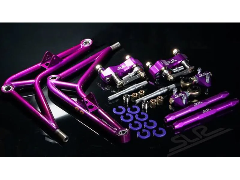 SLR Speed Full Angle Kit Drifting Non-Adjustable Delrin Insert Super Purple BMW E36 ex. M3 | Z3 ex. M3 - C.00.E36.0002