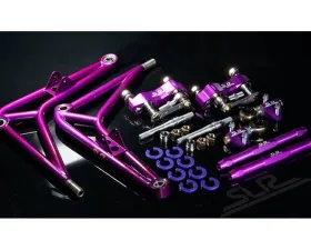 SLR Speed Full Angle Kit Drifting Non-Adjustable Delrin Insert Super Purple BMW E36 ex. M3 | Z3 ex. M3