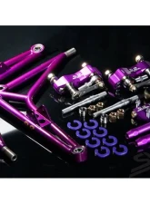 SLR Speed Full Angle Kit Drifting Non-Adjustable Delrin Insert Super Purple BMW E36 ex. M3 | Z3 ex. M3                                     - C.00.E36.0002 - Image 2