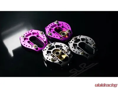 SLR Speed Extended Camber Plates with top bearing slider Grey BMW E28 | E30 | E36 | E39 | E46 | E90 | E92 | E93 | Z1 | Z3 | Z4 - C.00.E30.0038
