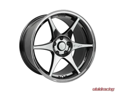 Stage Wheels Knight 18x10.5 5x114.3 22mm Black Chrome - KNI3722513
