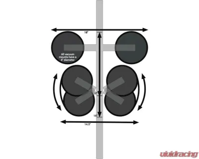 SeaSucker Komodo 1 Bike Rack Convertibles & Cars w/ Limited Space Black - BK1910B