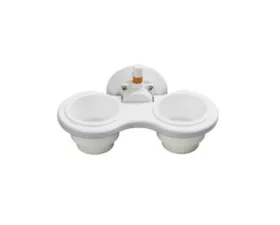 SeaSucker 2-Cup Holder Vertical White