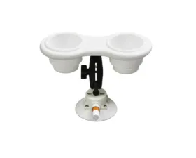 SeaSucker 2-Cup Holder Angle Mount White