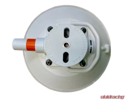 SeaSucker 6in. Vacuum Mounts w/ Flat-Top Stainless Steel D-Ring White - VM1014W-6